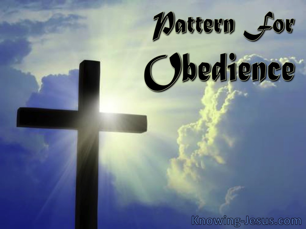 Pattern for Obedience (devotional)12-25   (blue)